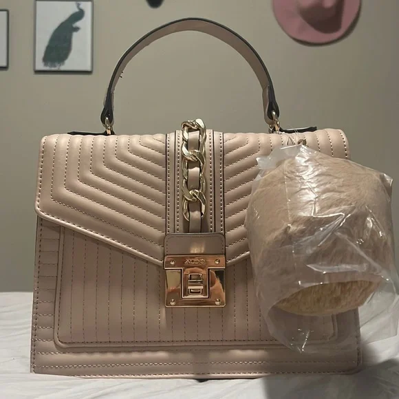 NWT Aldo Jerilini Crossbody Bag in Natural